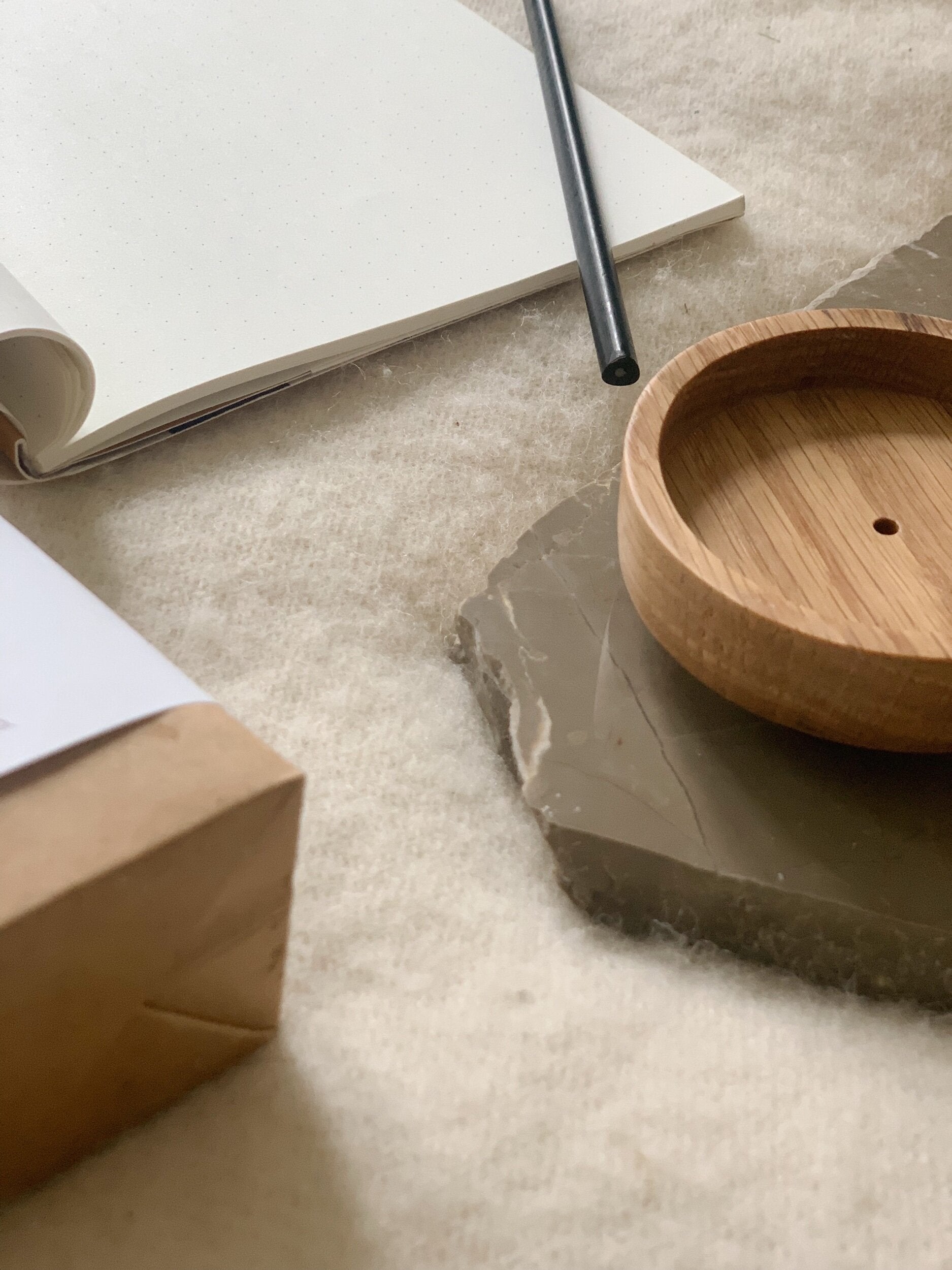 Soap Dish/Oak