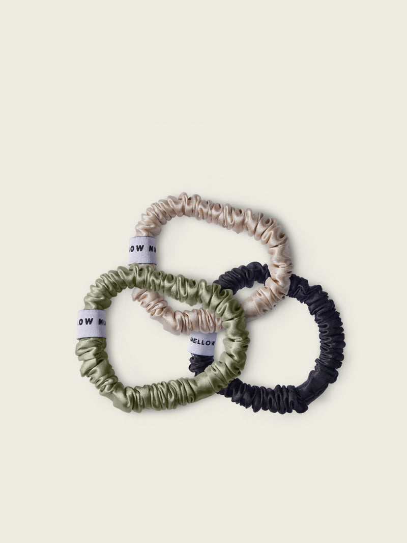 3-Pak Silke Scrunchies/Summer Mix