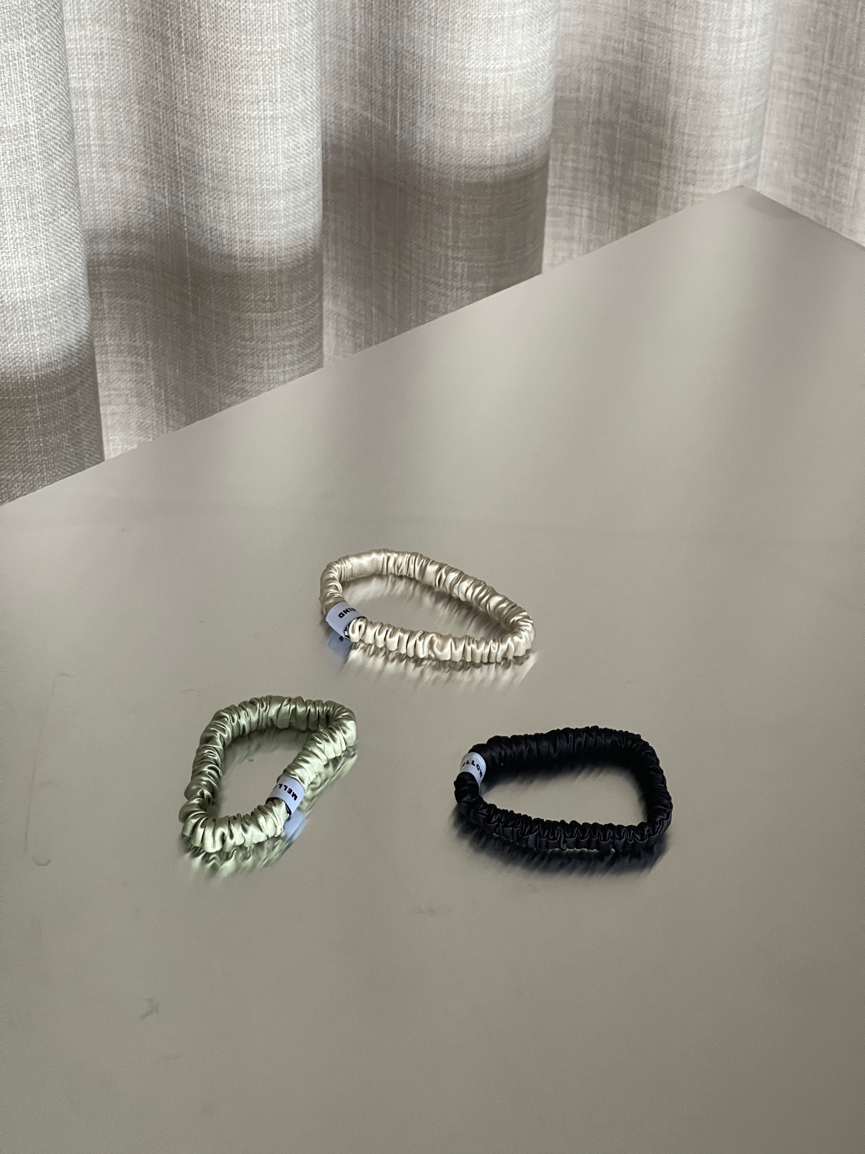 3-Pak Silke Scrunchies/Summer Mix