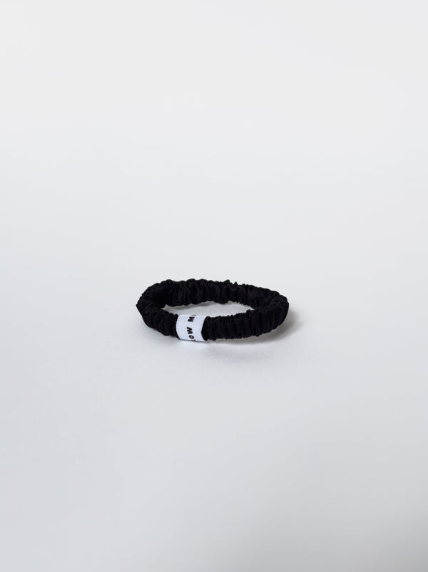 3-Pak Silk Scrunchie No. 1 - Black