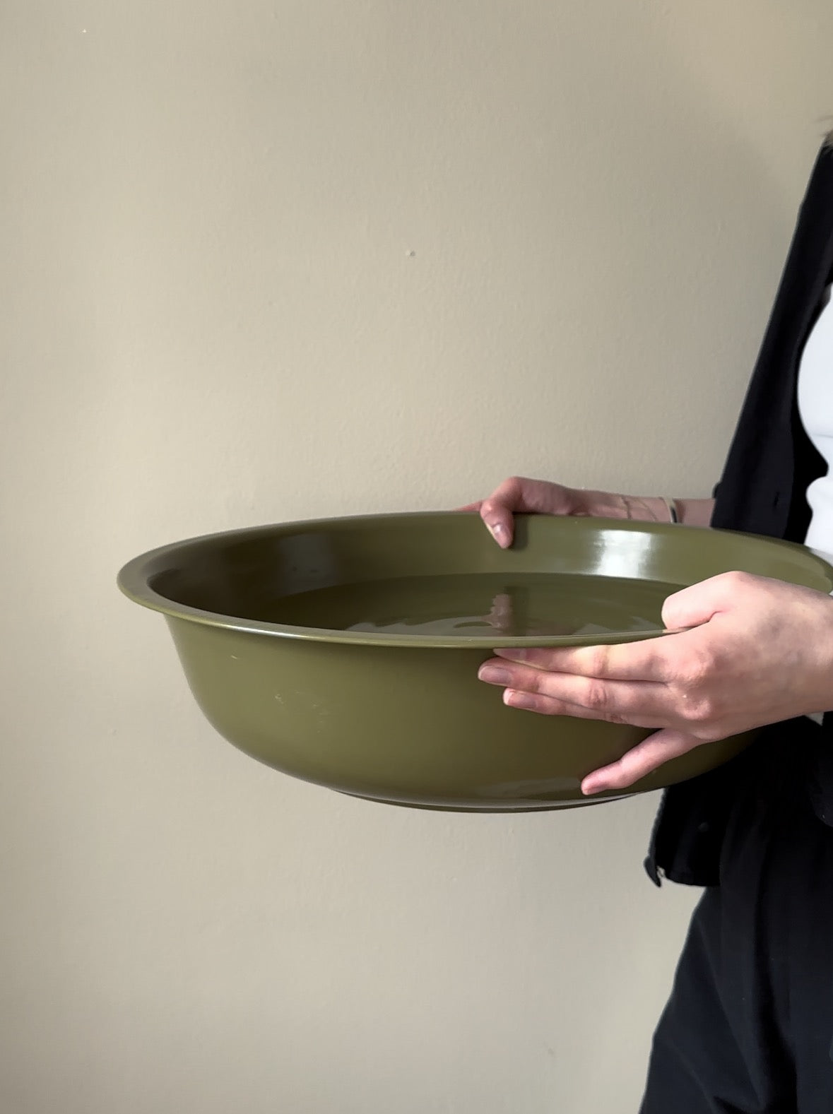 Tub for Footbath/Olive green